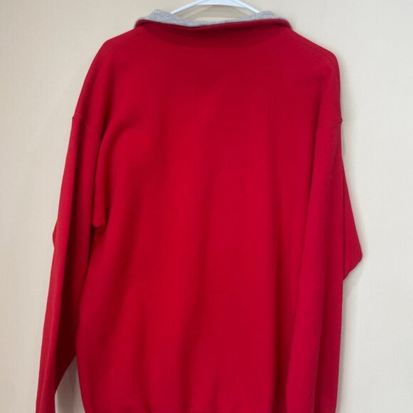 Y2K WALT DISNEY SWEATSHIRT AUTHENTIC RED MINNI MOUSE POLKA DOT DRESS Sz L - Picture 12 of 16